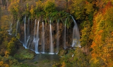 Plitvice Autumn Waterfall V