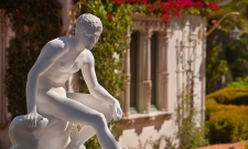 Hearst Garden Statue Mercury